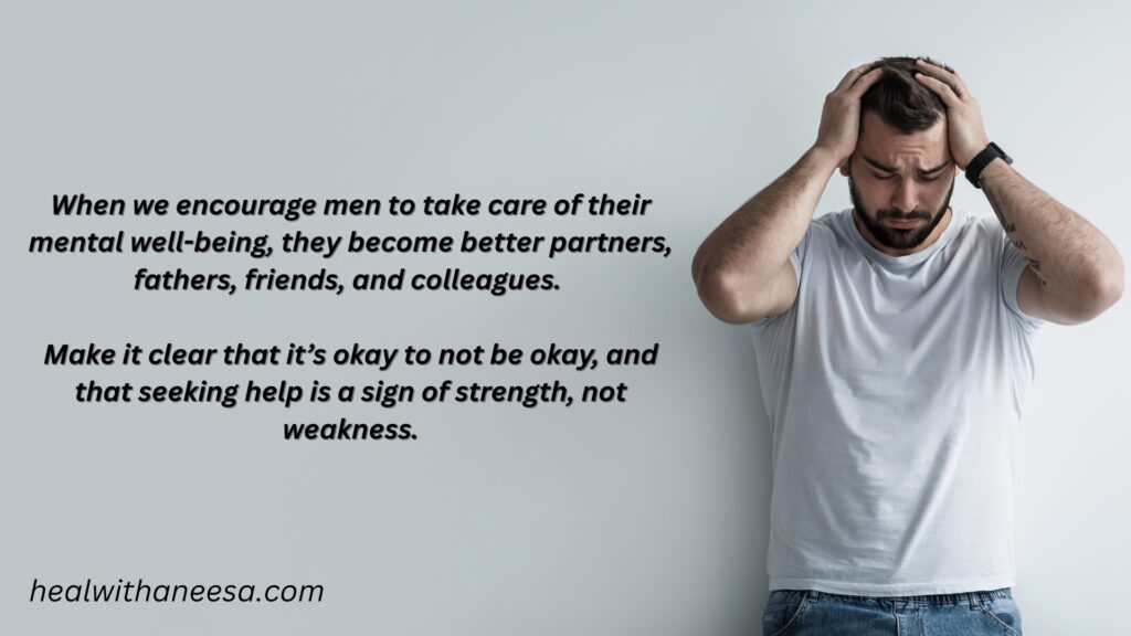 tip to take care of men's mental health